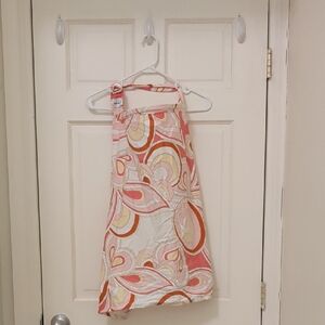 Bebe au Lait - 100% Cotton Nursing Cover - Pink, Orange - One Size